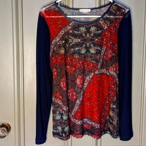 Hem & thread mesh top size M